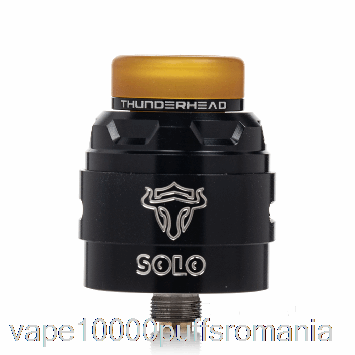 Vape Romania Thunderhead Creations Tauren Solo V1.5 24mm Rda Silver Black